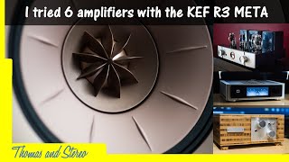 KEF R3 META, do all amps sound the same with it?