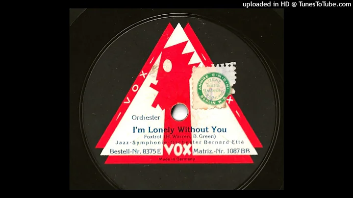 Jazz-Symphonie-O...  Bernard Ett - I'm Lonely With...