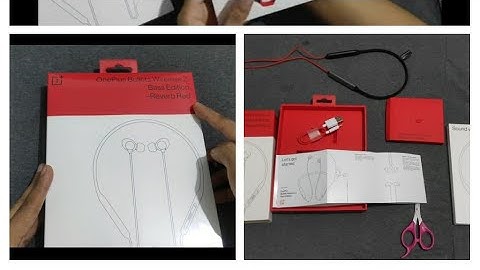 OnePlus Bullets Wireless Z Bass Edition Reverb Red Unboxing| Quick switch button missing yes