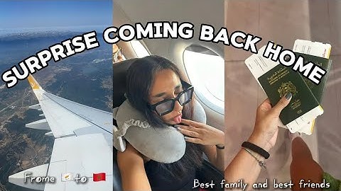 فاجأت عائلتي "رجعت للمغرب 🇲🇦"