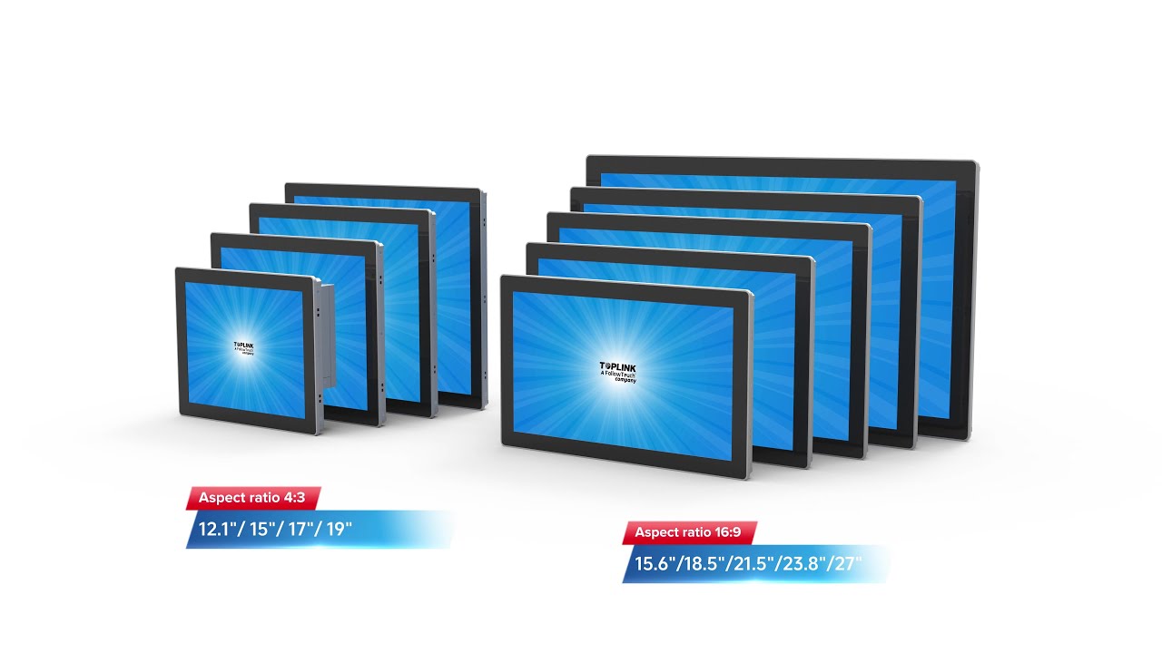 Industrial control touch display...