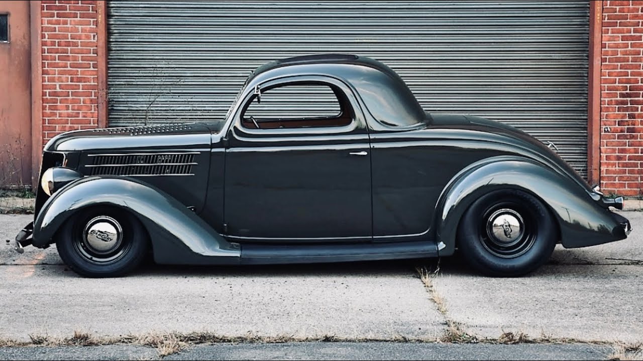 Back to the 50's Summer Antique Muscle Car Vintage Hot Rod Rat Rod