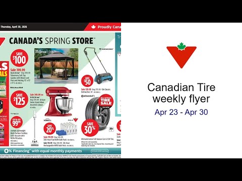 Canadian Tire weekly flyer Apr 23 - Apr 30