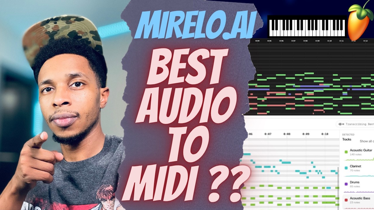 Incredible Free Audio to Midi..Is Mirelo.Ai the Best Audio to Midi?