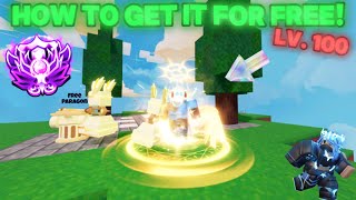 How TO GET THE ANGEL WINGS FOR FREE *WITHOUT* GETTING LEVEL 100.. | Roblox BedWars