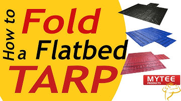FOLD Your Flatbed Tarp in Minutes with This Simple Trick
