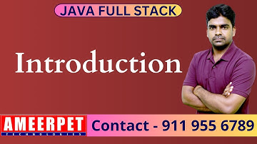 Java Full Stack Series - Introduction | By Srinivas | Ameerpet Technologies
