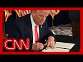 President Trump signs executive actions targeting economy