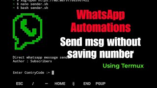 Send WhatsApp Messages with Termux | Step-by-Step Tutorial