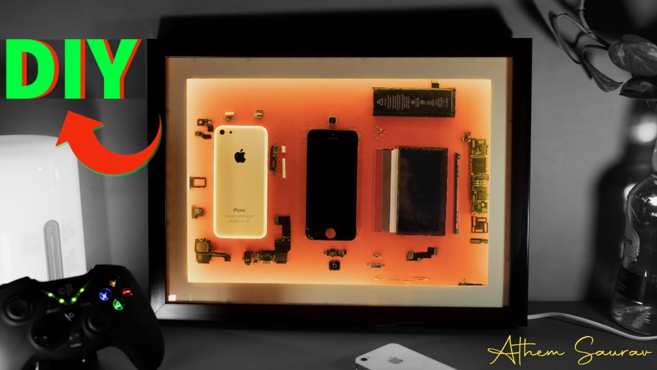 DIY iPhone in Frame iPhone Artwork 🔥🔥 YouTube