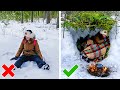 How to Build A Bushcraft Shelter And Winter Survival Tips