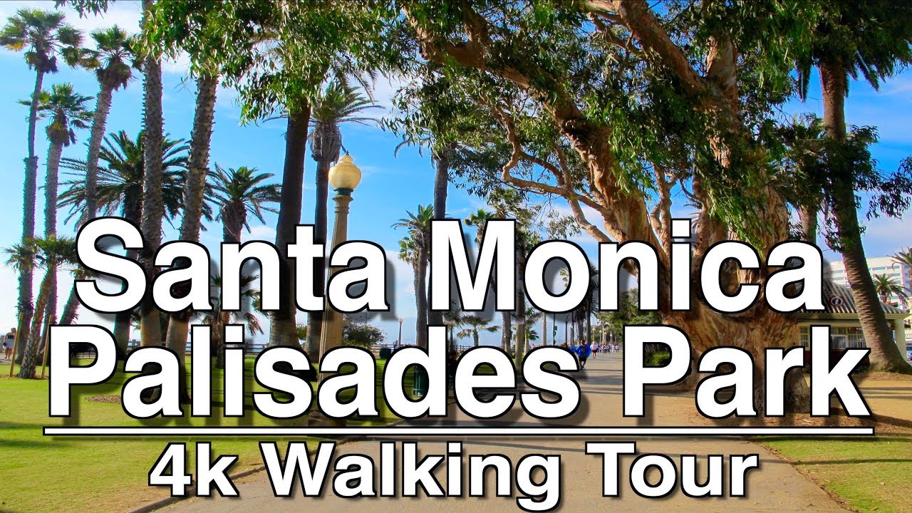 ⁣Santa Monica Palisades Park Walking Tour| 4k DJI Mobile | Ambient Music