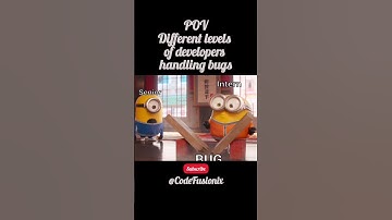 developers handling bugs 🤣 coding jokes #shorts #jokes #bug