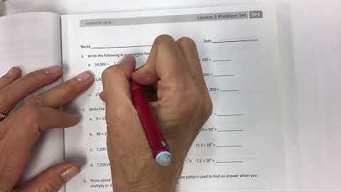 Eureka math grade 5 module 1 lesson 3 problem set