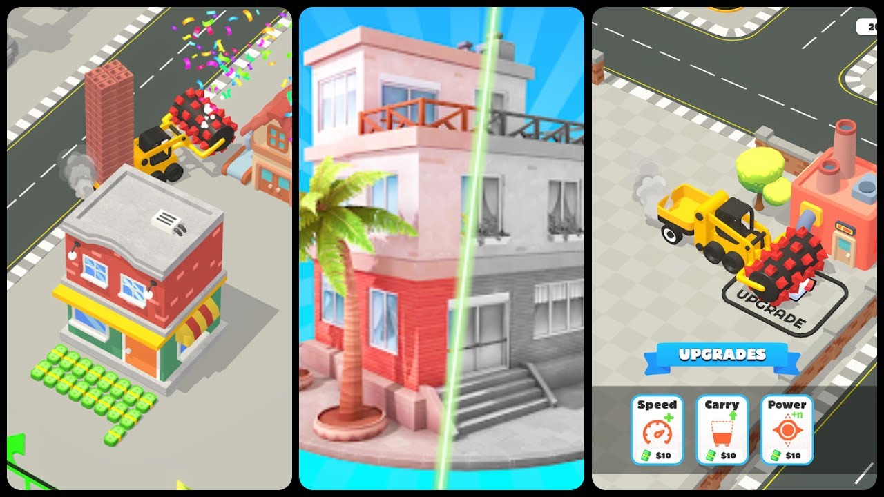 Demolition & Build Mobile Game | Gameplay Android & Apk