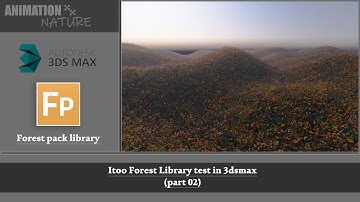 forest pack library test in 3dsmax 2020 part 2 | #3dsmaxtutorial #itoo #tipsandtricks