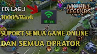 MENGATASI LAG MOBILE LEGENDS 2019.!!! TELKOMSEL all operator