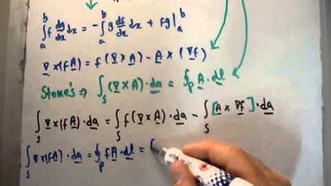 Vector Calculus for Electromagnetism 36 : Integration by Parts Rule 3