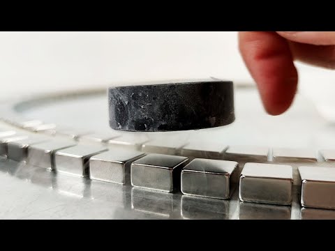 Experiment at  -196°C, Quantum Levitation | Magnetic Games