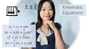 [吉娜] [Mech.] How to derive the 4 kinematic equations for motion under constant acceleration ?