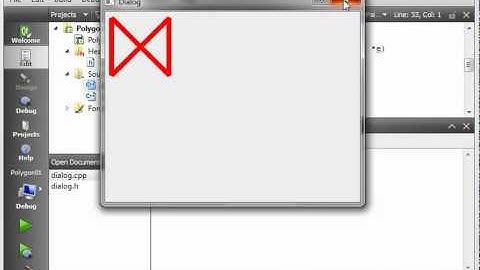 C++ Qt 76 - QPolygon and QPainterPath