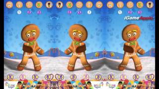 TALKING GINGER BREADMAN - Free game for kids iPhone iPad iOS / Android screenshot 1