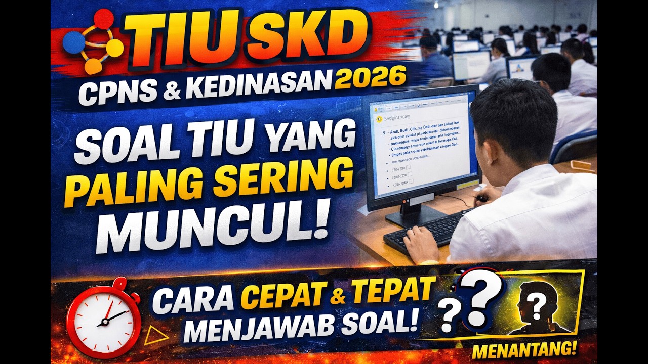 UJI KEMAMPUAN VERBAL TIU SKD 2026 // ANALOGI KATA PENALARAN LOGIS & ANALISIS