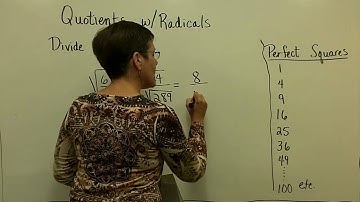 59 - Introductory Algebra - Quotients with Radicals