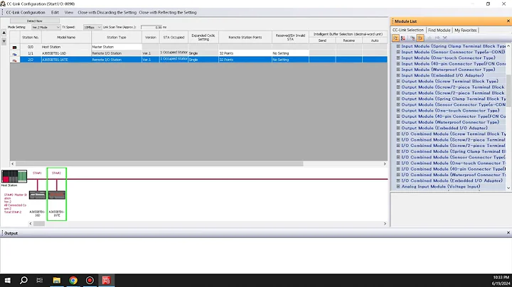 Mitsubishi Gx Works 3 - CCLink Card and IO cards
