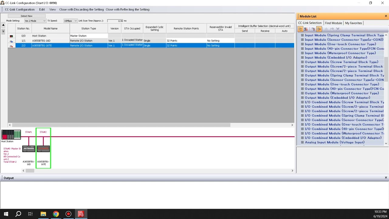 Mitsubishi Gx Works 3 - CCLink Card and IO cards