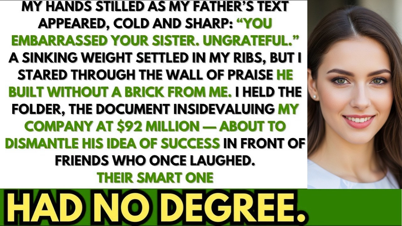 My Parents Said At Party ＂NEVER THE SMART ONE＂ — Then Brother-In-Law Saw My Face On WALL STREET