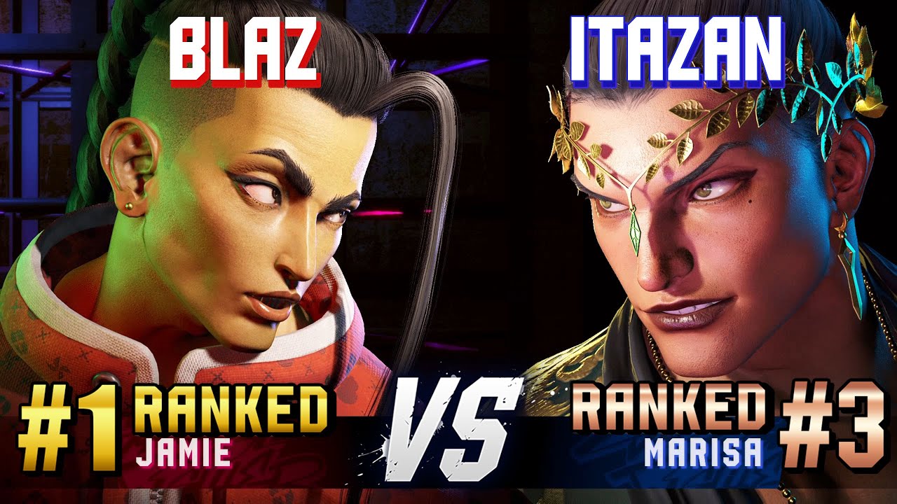 SF6 ▰ BLAZ (#1 Ranked Jamie) vs ITAZAN (#3 Ranked Marisa) ▰ High Level Gameplay