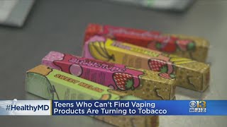 Healthcare Teens Who Cant Find Flavored Vaping Products Are Turning To Tobacco