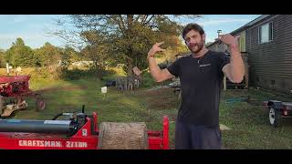 Craftsman 27 ton wood splitterVSthe worst !!!