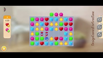 Homematch Home Design Game - Level 3 gameplay design decor match 3 logic puzzle game walkthrough