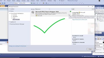 How to Download and install RDLC report and Install ReportViewer in Visual Studio 2022