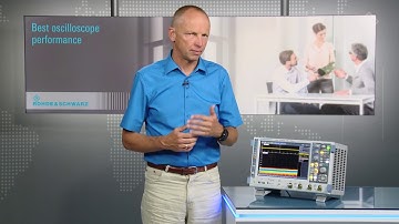 R&S RTO digital oscilloscope: Flat frequency response for accurate measurement results