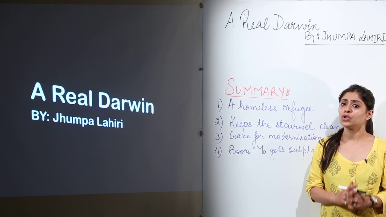 ICSE CLASS 11 ENGLISH Short Stories Real Darwin YouTube