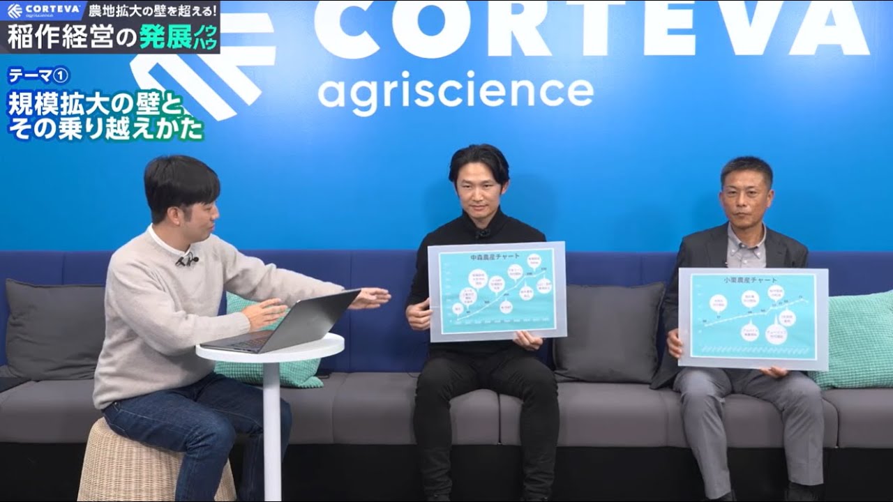 AGRe:make　稲作経営の発展ノウハウを学ぶ！実践者が語る規模拡大戦略～中森農産（埼玉）小栗農産（富山）トークセッション　2025/11/26