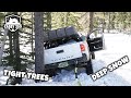 Toyota Tacoma STUCK in Snow & Ice! Jeep Wrangler Off-Road Recovery