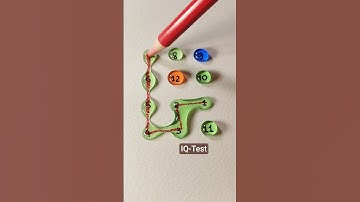 Nối các giọt nước từ 1 đến 12 #iqtest #quiz #games