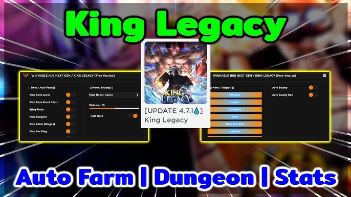 KING LEGACY (WINNABLE UPD 4.7) 💧 – ScriptPastebin