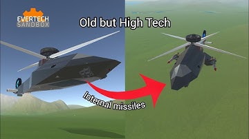 My Old Complex Attack Helicopter Destroying Air Defenses in Evertech Sandbox
