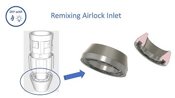 Remixing a DeWalt Airlock Inlet: STL Challenges and 3D Printing Tips