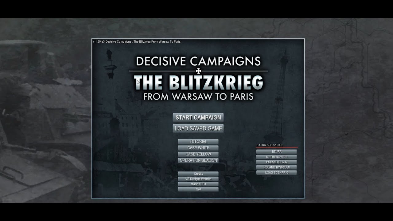 Decisive Campaigns: The Blitzkrieg (9) - Camp. Case White Turn 8 - 華沙就在眼前 [AI Scripted]
