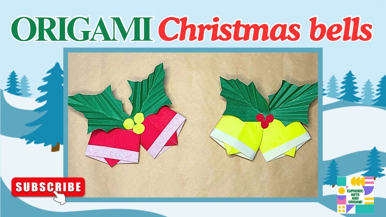 Paper Bell Pattern How to make Christmas Bells l Easy Paper Bell l Christmas Bells l # ...