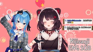 Eng Subinui Toko Promoting Hoshimachi Suisei In Her Stream Singing One-Sided Love By Aimer