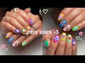 Aura star nail art tutorial  airbrushing