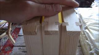 How to put together beekeeping frames!
