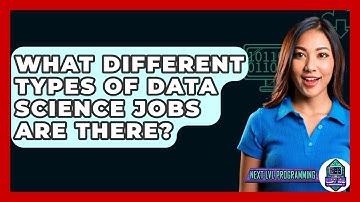 What Different Types Of Data Science Jobs Are There? - Next LVL Programming